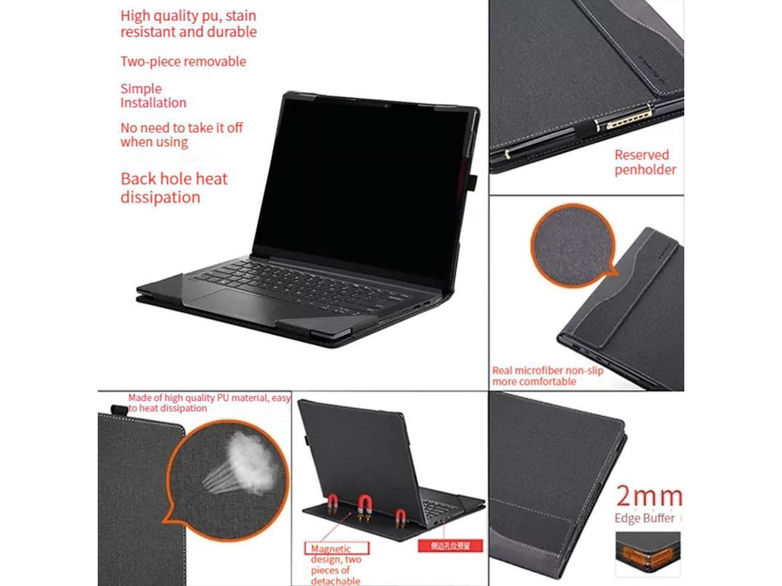 Case for 15.6 inch Dell Inspiron 15 3000/3535/3530/3520/3510/3510/3515/3511 and Vostro 15 3530 3520 3510 3515 Laptop Cover Computer Drop Protection PU Leather Case Notebook Sleeve