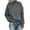 Gray, variant on Sweater for Women Turtleneck Long Sleeve Solid Pullover Fashion Top Winter Casual Loose Fit Blouse