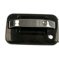 Dorman 80201 Front Driver Side Exterior Door Handle for Specific Ford Models, Black and Chrome