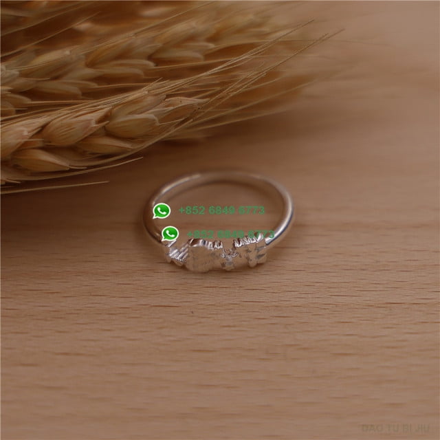 Anillos de Plataley 925 original Anillos Mujer Bijoux Fins Ours