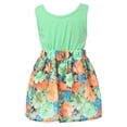thumbnail image 1 of Richie House Girls' Dress With Flower Printed Bottom Skirt RH1678, 1 of 2