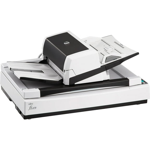 Restored Fujitsu Ricoh fi-6770 High-Speed Color Duplex Document Scanner 70 PPM, 140 IPM, 600 DPI, A3 Large Format Sheet-Fed Office Scanner (Refurbished)