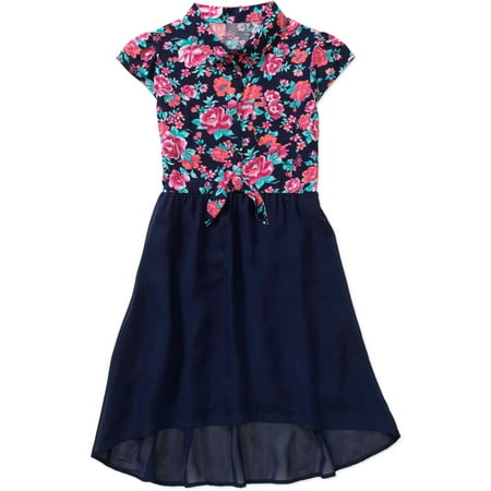 Faded Glory Girls Hi Lo Shirt  Dress  Walmart  com
