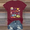 thumbnail image 7 of Fnhpitd Butter T Shirt Teach Tshirt Cute Teacher Life Shirts Special Education Tee Inspirational Tops Wine,2Xl, 7 of 7