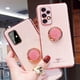 thumbnail image 3 of Funda de teléfono con soporte de anillo chapado de lujo para Samsung Galaxy A72 A52 A32 4g 5g A12 A42 A51 A71 A31 M31 M51 A21s, funda de silicona con soporte, 3 of 4