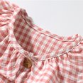 thumbnail image 4 of FLMEI Little Girls Dress 2-8 Years Kids Sleeveless Princess Dresses Toddler Summer Sundress for Girls Cotton Cute Plaid Dress for Baby, 4 of 8
