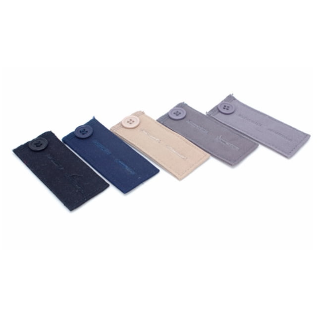 Wosthever Extensor de pantalones de 5 uds., Mini hebilla de extensión plegable, ajustable, elástico, transpirable, cómodo, botón ligero, Tela de costura y artesanía