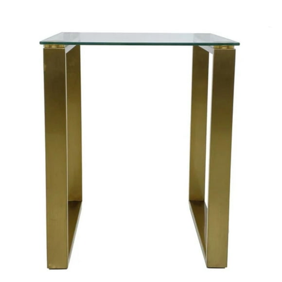 Table d'appoint Gen de couleur dorée