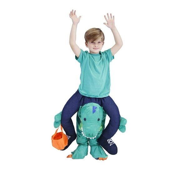 Costume Agent Ride On Dinosaur Youth Boy's Halloween Fancy-Dress Costume for Child, One Size