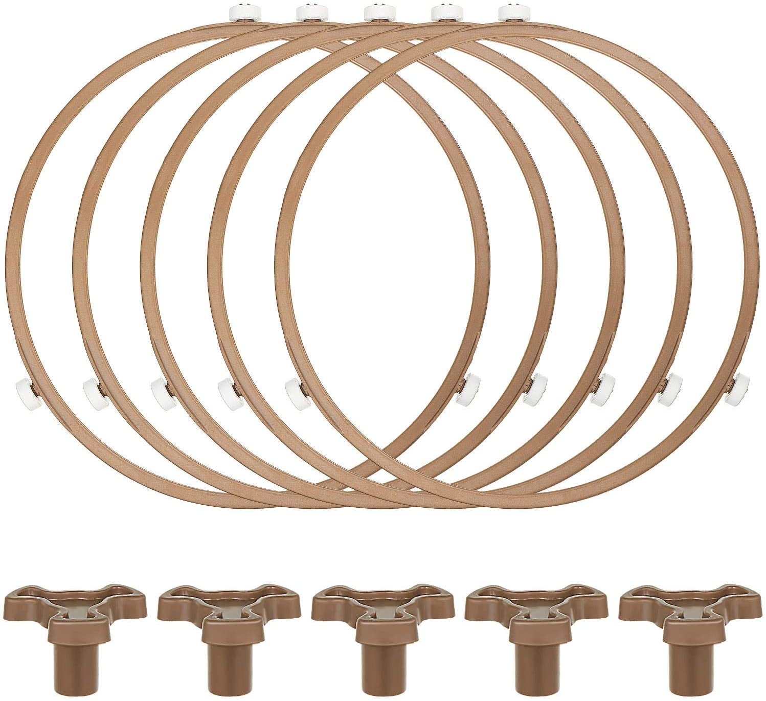 5 Pieces 8.7 Inch Microwave Turntable Ring Microwave Oven Support Ring