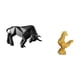 thumbnail image 5 of Escultura Moderna De Resina De Toro Y Gallo. Figura Abstracta Para Entrada, Mesa, Escritorio, Estante, Oficina, Hogar. Estatua Coleccionable, Adorno, Decoración Feng Shui Para Cumpleaños,, 5 of 8
