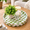 Pistachio Green-Round, variant on 12.6" Decorative Capiz Shell Round Tray For Coffee Table