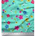 thumbnail image 1 of Soimoi Silk Fabric Artistic Flower Printed Fabric 1 Yard 42 Inch Wide, 1 of 3