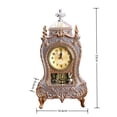 thumbnail image 2 of KDJ Vintage Style Table Clock Home Decorative Antique Clocks with 12 Music Songs - for Home Decor, 2 of 7
