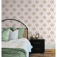 thumbnail image 2 of NextWall  Floral Bunches Peel and Stick Wallpaper 20.5 in. W x 18 ft. L - Posy Pink, 2 of 11