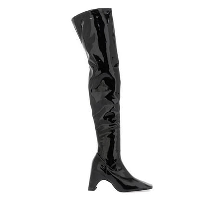 

Coperni Stretch Patent Faux Leather Cuissardes Boots Women