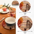 thumbnail image 4 of SKYSONIC Zebra Sun Summer Pot Holders Trivets, 2 Pcs Heat Resistant Trivets,African Ethnic Zigzag Cotton Thread Weave Mats for Hot Pads Pans Pot Bowl Teapot for Kitchen Decor, 4 of 7