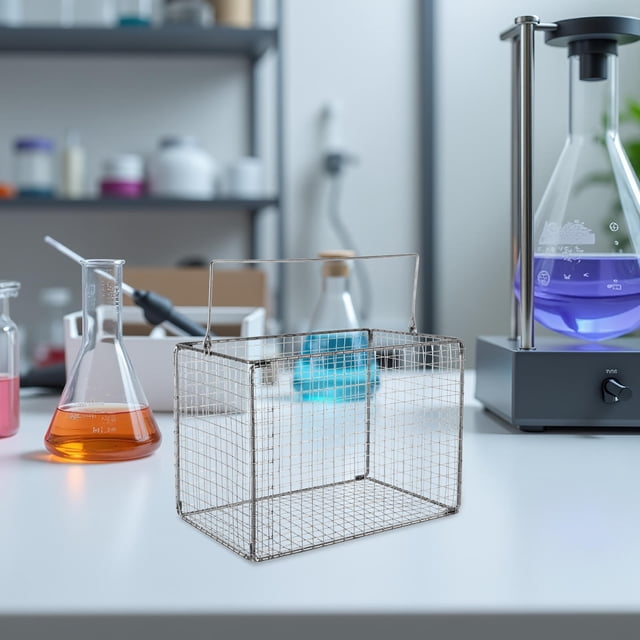 GAXIRE Cesta De Malla Para Limpieza Ultrasónica Compatible Con Accesorios