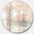 thumbnail image 1 of Designart 'Intersect II Gris' Art Mural Shabby Chic en Métal - Disque de 36, 1 of 5
