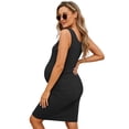 thumbnail image 2 of Women's Maternity Tank Dresses Sleeveless Pregnancy Dresses, 2 of 6