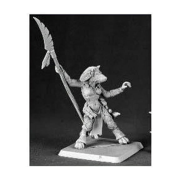 Reaper Miniatures Kashia, Ghostmane Tribe Lupine #14593 Koborlas Unpainted Mini