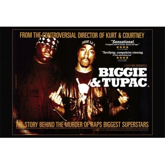 Pop Culture Graphics MOVAF0354 Biggie & Tupac Movie Poster Print, 27 x 40