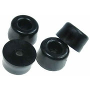 KEMO ELECTRONIC - 12mm Round Black Rubber Feet - Pack of 50