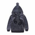thumbnail image 4 of Winter Savings Clearance! Yievot Baby Clothes Boy Winter Clearance Easter Hooded Cute Long Sleeve Newborn Boy Outfit 6 Months-14 Years, 4 of 6