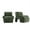 Olive Green, variant on Verandah Accent Chairs with Solid Wood Base in Beige- Set of 2