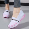 thumbnail image 2 of Hurxie Walking Shoes Women Slip on Sneakers Non Slip Work Tennis Plantar Breathable Mesh Comfortable Ladies Nursing White, 2 of 7