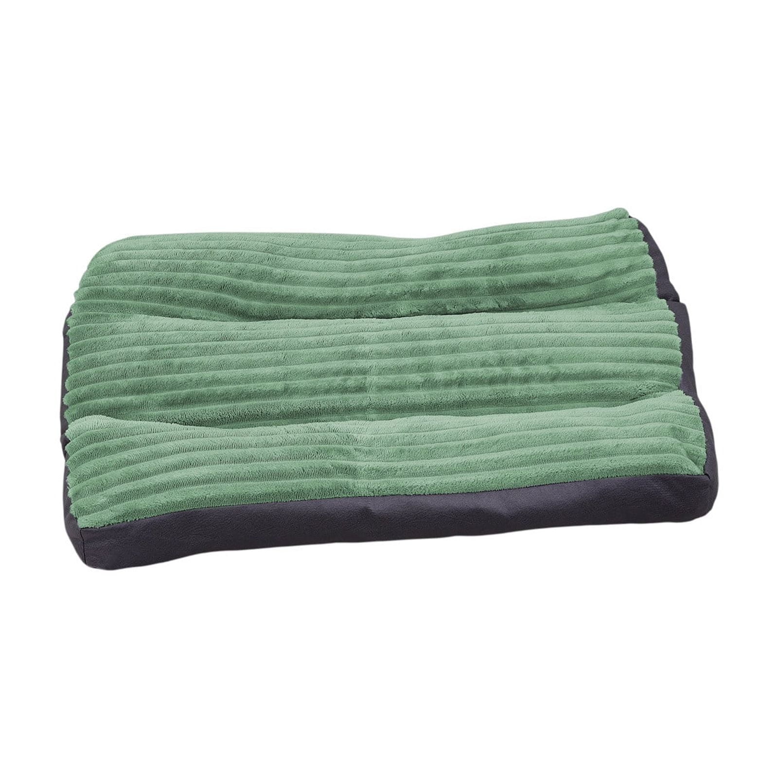 Bxaolu Dog Bed for Medium/Large Dogs, Cute Foam Dog Beds with Removable Cover, Corduroy Comfort Furry Dog Mats for Indoor Dogs (19x24 Inches )
