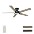 thumbnail image 5 of Smaair 52" Voice Control Low Profile Ceiling Fan with Dimmable LED Light and Remote, 5 Blades with Reverse Airflow, 5 of 9