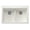 White, variant on Blanco 443205 33 x 22 in. 1H 2B Dual Mount Kitchen Sink - White