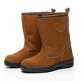 thumbnail image 1 of Bottes de Sécurité Hommes Hiver Velours Plus Coton Chaussures de Sécurité Haute Aide Chaussures de Travail Résistantes à l'Usure, 1 of 5