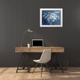 thumbnail image 3 of Nai, Danhui 18x15 White Modern Wood Framed Museum Art Print Titled - Fresh White Bouquet Dark Blue, 3 of 4