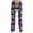 Multicolor, variant on Womens Halloween Pajama Pants Pumpkin Print Casual Elastic Waist Pjs Lounge Bottoms