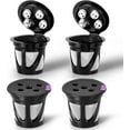 thumbnail image 1 of Reusable K Cups for Keurig, 4-Pack Universal K Cup Refillable Coffee Pods with 5 Holes, Designed for K Supreme, K Slim, K-Duo Gen2, K-Brew Chill with MultiStream Technology, 1 of 7