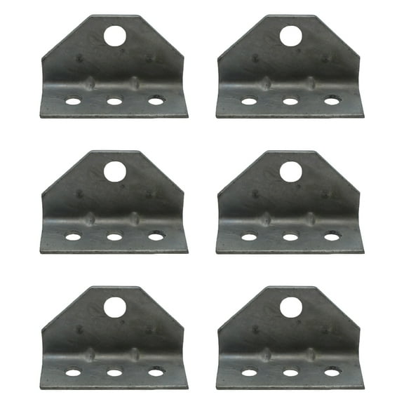 Qty 6: Top Angle Bracket
 Fits Universal Products Replaces 86115G