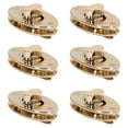 thumbnail image 1 of Turn Lock Clasp, Clasp Lock Closure Strong Durable Easy Install 6 Pieces  for Leather, 1 of 7