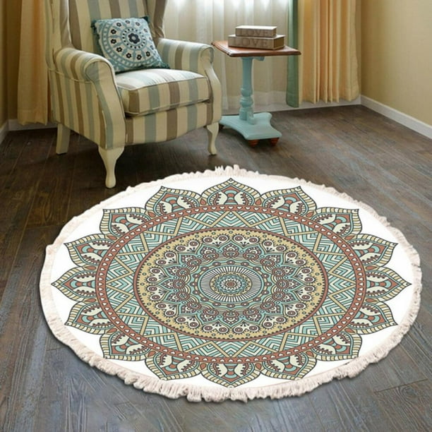 BIG CLEARANCE!!EleaEleanor Home Decoration Carpet Round Area Rug for