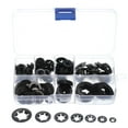 thumbnail image 1 of Uxcell 260 Pcs Internal Tooth Washers Set, 7 Sizes M3/M4/M5/M6/M8/M10/M12 Quick Star Locking Washers, 65Mn Steel, 1 of 6