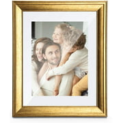 Twing 11"x14" Picture Frame Gold Wood Framed 8"x10" Photo 1 Pack