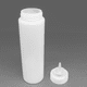 thumbnail image 2 of Set 3 Dispensadores Botellas de Aderezos Apachurrable Vencort Color Blanco 24 Oz / 700 Ml, 2 of 3