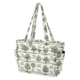 thumbnail image 2 of FORMRS Tote Bag for Women Quilted Large Capacity Travel Work Carry On Shoulder Handbag, Watercolor Horses Pattern, 2 of 7