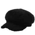 thumbnail image 4 of Women Beret Baseball Cap â Soft Warm Plush Painter Hat, British Japanese Mixed Style Beret for Winter Fashion, Cozy Casual Outfit Accessory for Streetwear Winter, 4 of 4