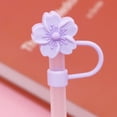 thumbnail image 7 of Hariumiu 4/7Pcs Flower Silicone Straw Covers Dust-Proof Cap for 20-40 Oz Tumbler Food-Grade Reusable Straw Topper Dust-free Straw Accessory, 7 of 7