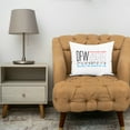 thumbnail image 3 of 3drose, Decorative Text Dfw, Dallas Fort Worth, United States, Coordinates, 16x16 inch Pillow Case, 3 of 5