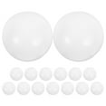 thumbnail image 1 of 15pcs mini mesa pelotas de fútbol 32 mm Bolas de juego blancas suaves para el escritorio Accesorios de juego de juego Fútbol, 1 of 5