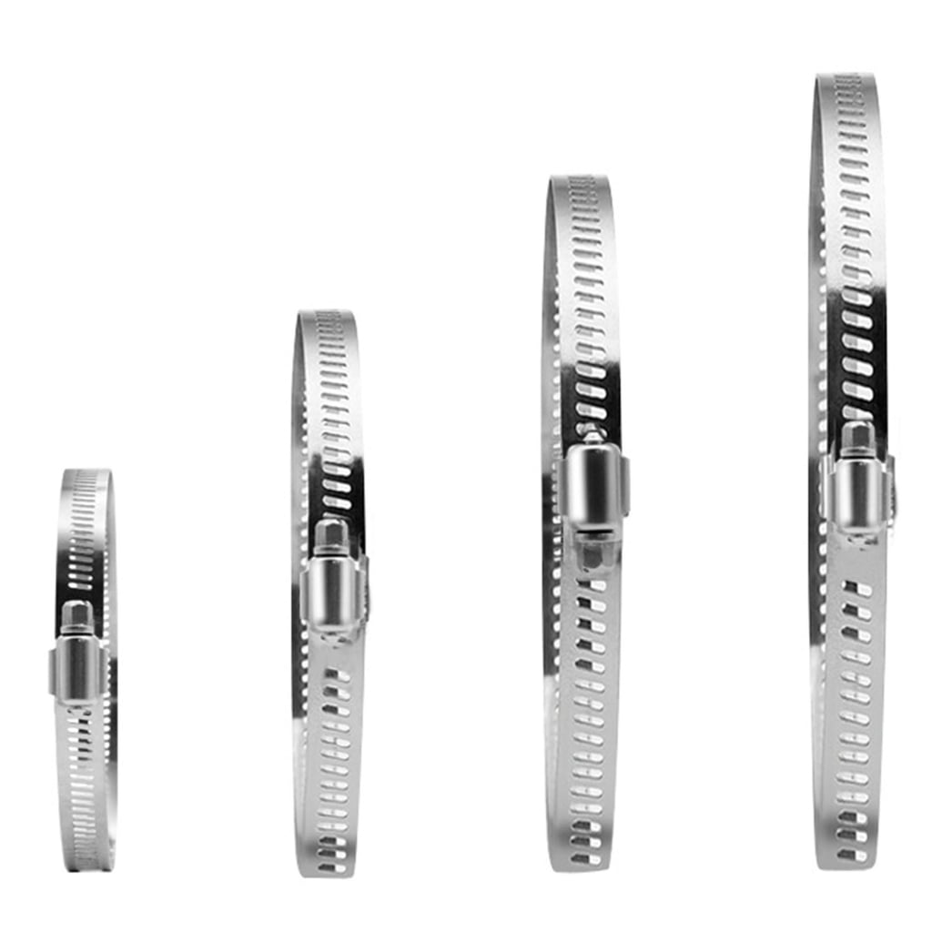 Rustproofed Metal Hose Clamps 100-400mm Ranges For Ventilation Duct Systems