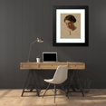 thumbnail image 4 of Vojtech Klimkovič 20x24 Black Modern Framed Museum Art Print Titled - A Study of a Girl's Head (1845-1850), 4 of 5